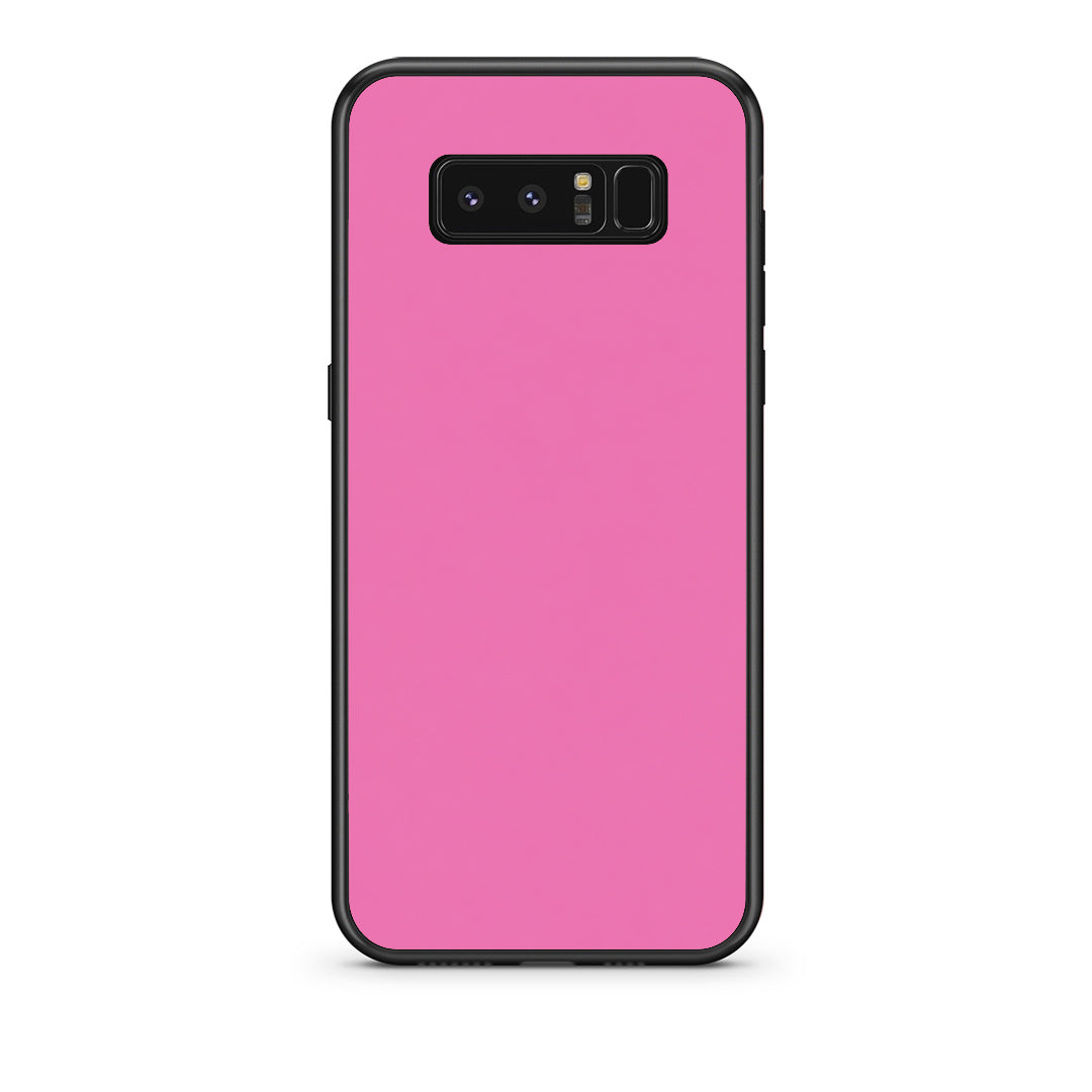 Θήκη Samsung Galaxy Note 8 Rose Pink από τη Smartfits με σχέδιο στο πίσω μέρος και μαύρο περίβλημα | Samsung Galaxy Note 8 Rose Pink case with colorful back and black bezels