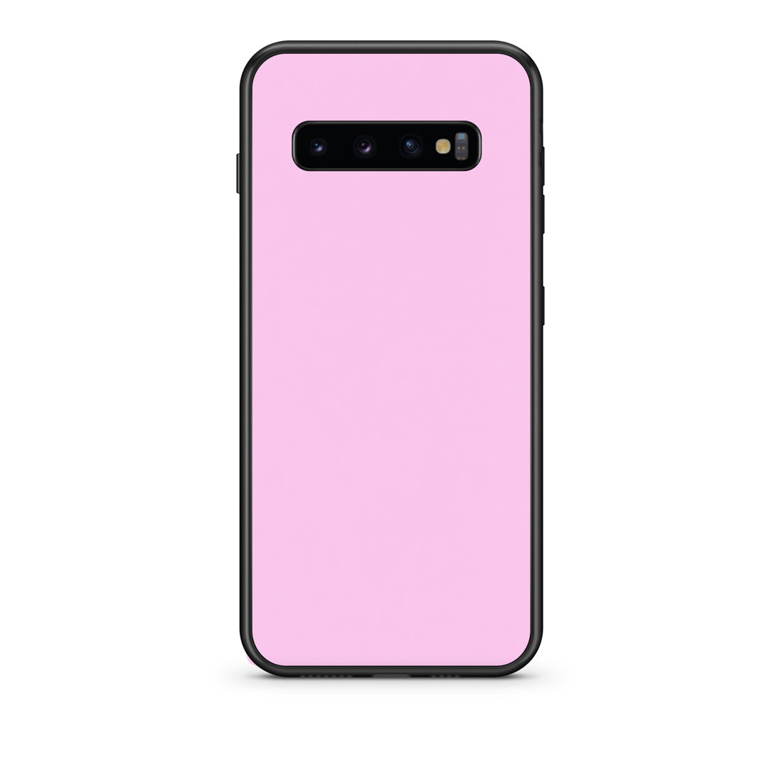 Θήκη Samsung Galaxy S10 Cotton Candy Pink από τη Smartfits με σχέδιο στο πίσω μέρος και μαύρο περίβλημα | Samsung Galaxy S10 Cotton Candy Pink case with colorful back and black bezels