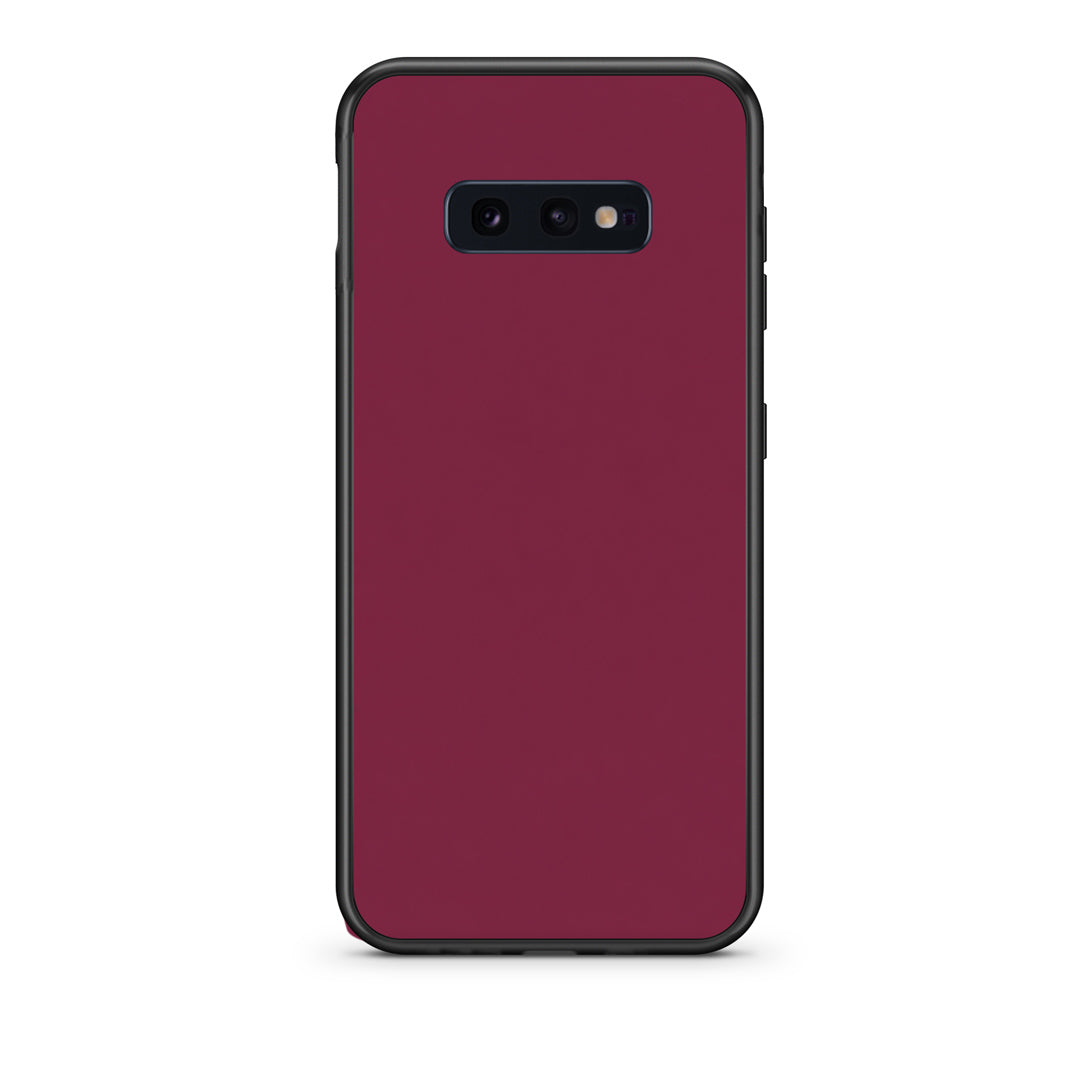 Θήκη Samsung Galaxy S10e Burgundy από τη Smartfits με σχέδιο στο πίσω μέρος και μαύρο περίβλημα | Samsung Galaxy S10e Burgundy case with colorful back and black bezels
