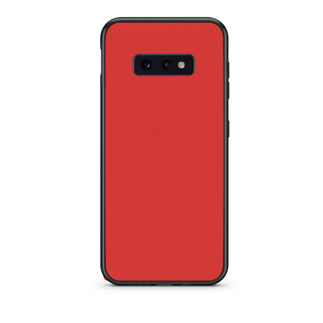 Θήκη Samsung Galaxy S10e Poppy Red από τη Smartfits με σχέδιο στο πίσω μέρος και μαύρο περίβλημα | Samsung Galaxy S10e Poppy Red case with colorful back and black bezels