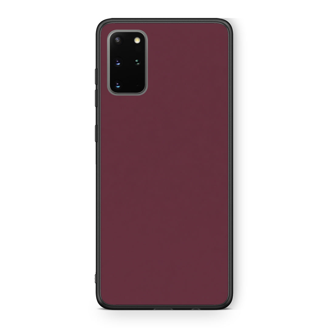 Θήκη Samsung Galaxy S20+ Muted Burgundy από τη Smartfits με σχέδιο στο πίσω μέρος και μαύρο περίβλημα | Samsung Galaxy S20+ Muted Burgundy case with colorful back and black bezels