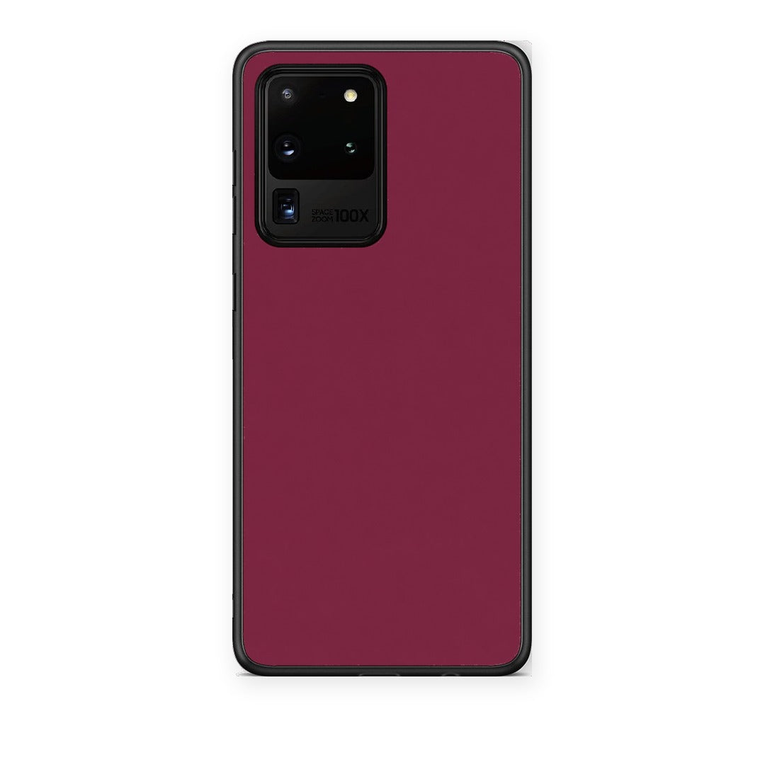 Θήκη Samsung Galaxy S20 Ultra Burgundy από τη Smartfits με σχέδιο στο πίσω μέρος και μαύρο περίβλημα | Samsung Galaxy S20 Ultra Burgundy case with colorful back and black bezels