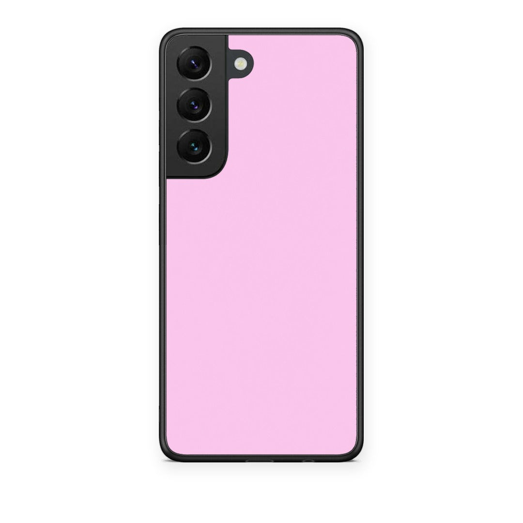 Θήκη Samsung Galaxy S22 Cotton Candy Pink από τη Smartfits με σχέδιο στο πίσω μέρος και μαύρο περίβλημα | Samsung Galaxy S22 Cotton Candy Pink case with colorful back and black bezels