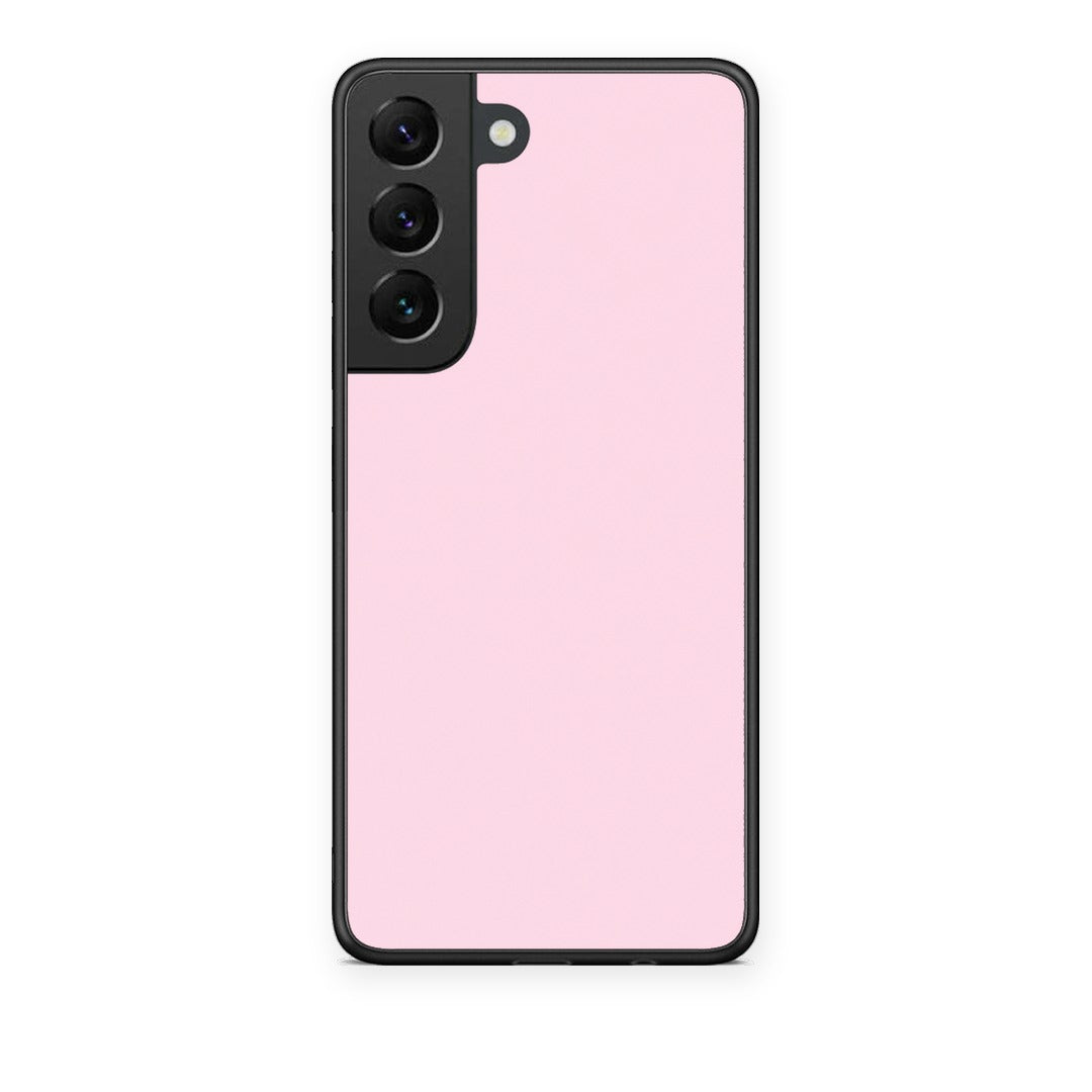 Θήκη Samsung Galaxy S22 Pale Pink από τη Smartfits με σχέδιο στο πίσω μέρος και μαύρο περίβλημα | Samsung Galaxy S22 Pale Pink case with colorful back and black bezels