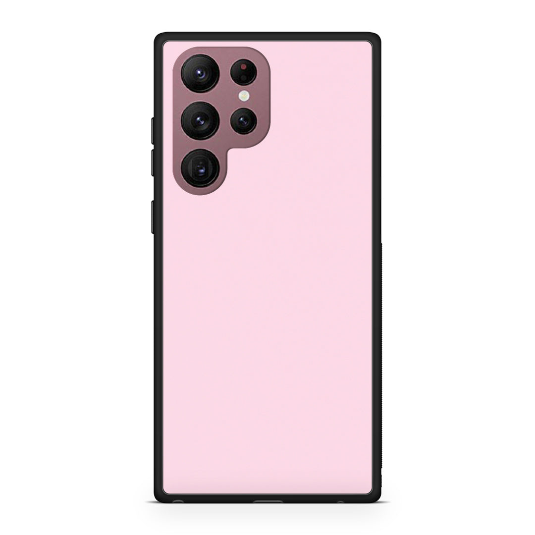 Θήκη Samsung Galaxy S22 Ultra Pale Pink από τη Smartfits με σχέδιο στο πίσω μέρος και μαύρο περίβλημα | Samsung Galaxy S22 Ultra Pale Pink case with colorful back and black bezels