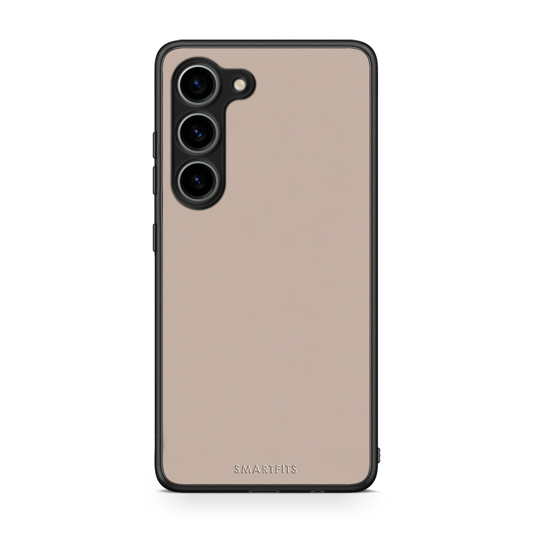 Θήκη Samsung Galaxy S23 Blush Beige από τη Smartfits με σχέδιο στο πίσω μέρος και μαύρο περίβλημα | Samsung Galaxy S23 Blush Beige case with colorful back and black bezels
