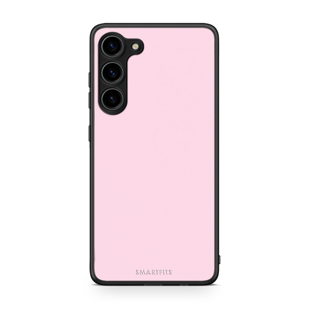 Θήκη Samsung Galaxy S23 Plus Pale Pink από τη Smartfits με σχέδιο στο πίσω μέρος και μαύρο περίβλημα | Samsung Galaxy S23 Plus Pale Pink case with colorful back and black bezels