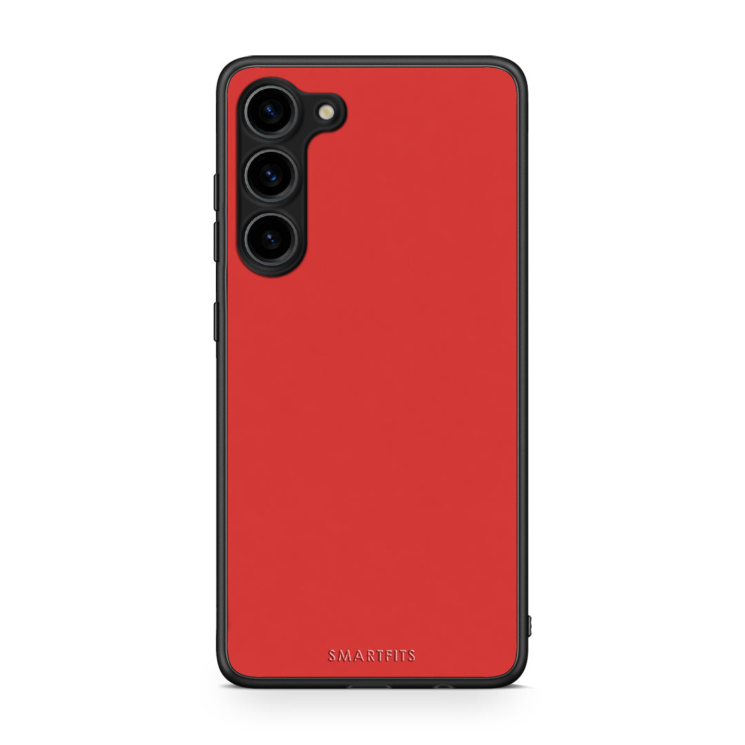 Θήκη Samsung Galaxy S23 Plus Poppy Red από τη Smartfits με σχέδιο στο πίσω μέρος και μαύρο περίβλημα | Samsung Galaxy S23 Plus Poppy Red case with colorful back and black bezels