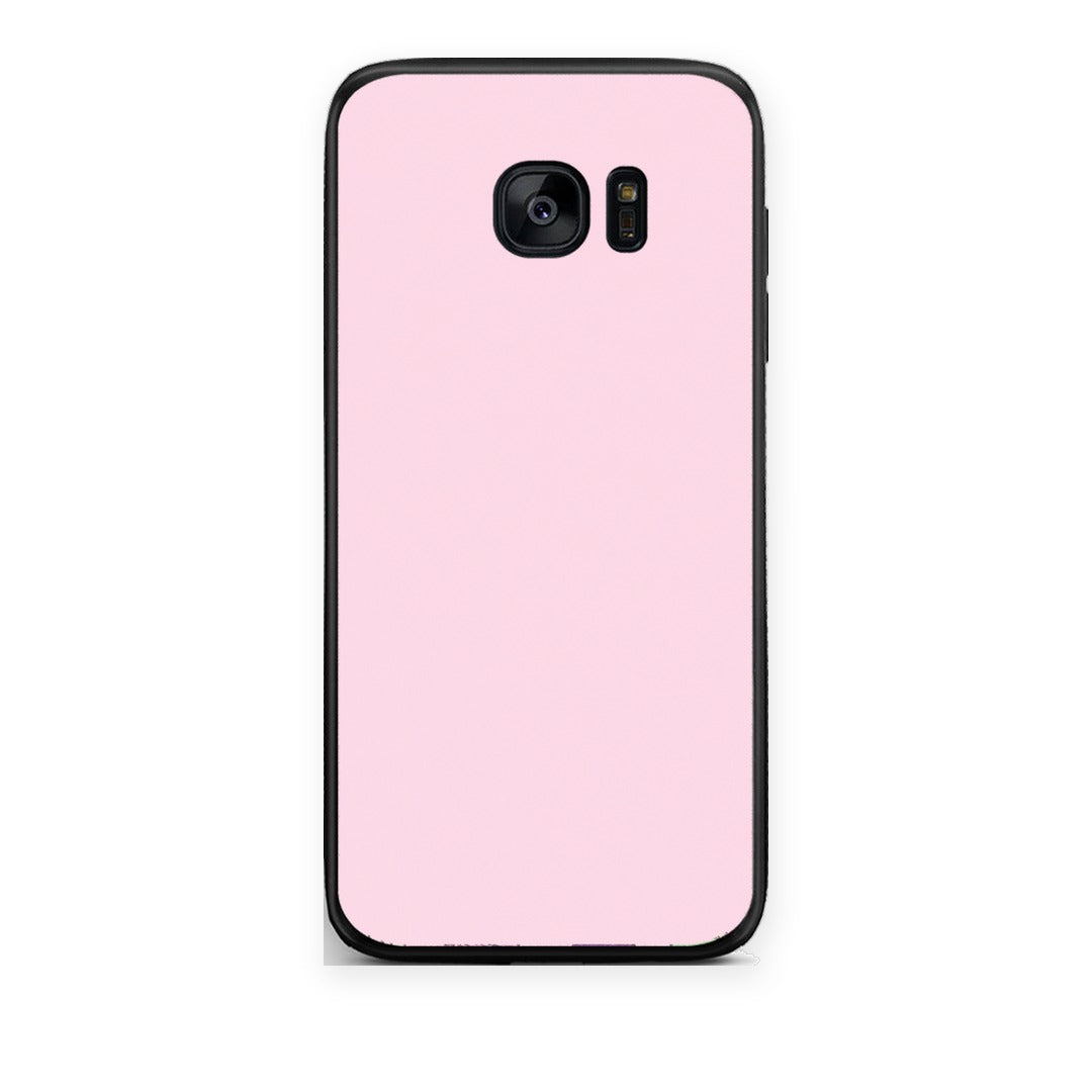 Θήκη Samsung Galaxy S7 Pale Pink από τη Smartfits με σχέδιο στο πίσω μέρος και μαύρο περίβλημα | Samsung Galaxy S7 Pale Pink case with colorful back and black bezels