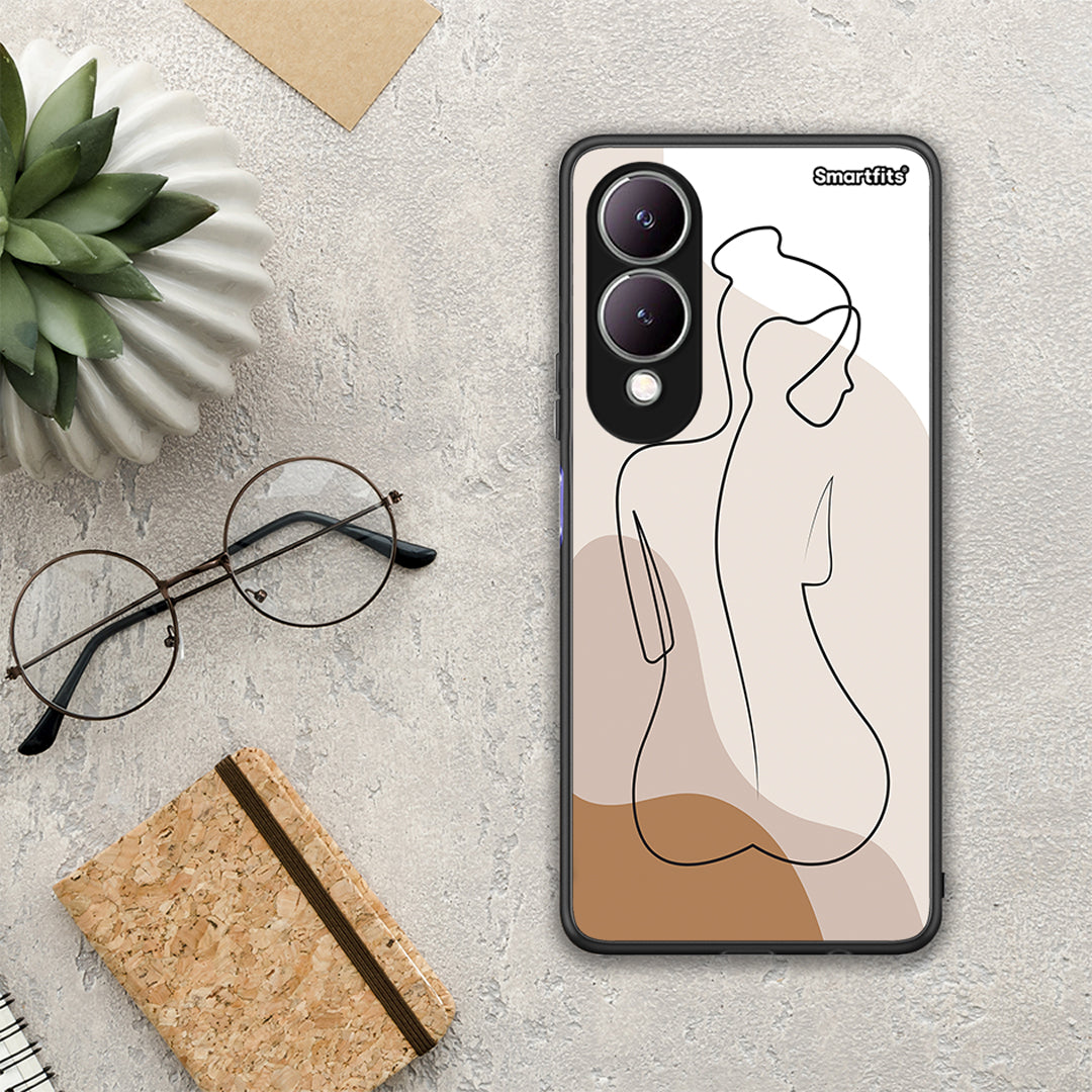 LineArt Woman - Vivo Y17s θήκη