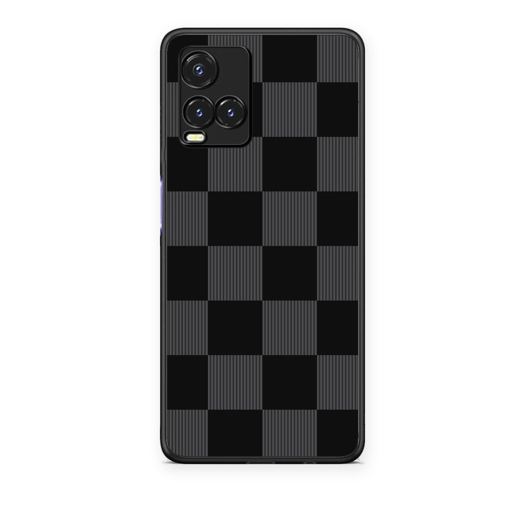 Θήκη Vivo Y33s / Y21s / Y21 Black and Charcoal Striped Checks από τη Smartfits με σχέδιο στο πίσω μέρος και μαύρο περίβλημα | Vivo Y33s / Y21s / Y21 Black and Charcoal Striped Checks case with colorful back and black bezels