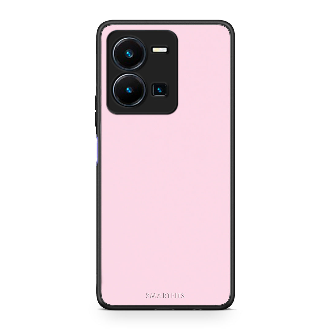 Θήκη Vivo Y35 5G Pale Pink από τη Smartfits με σχέδιο στο πίσω μέρος και μαύρο περίβλημα | Vivo Y35 5G Pale Pink case with colorful back and black bezels