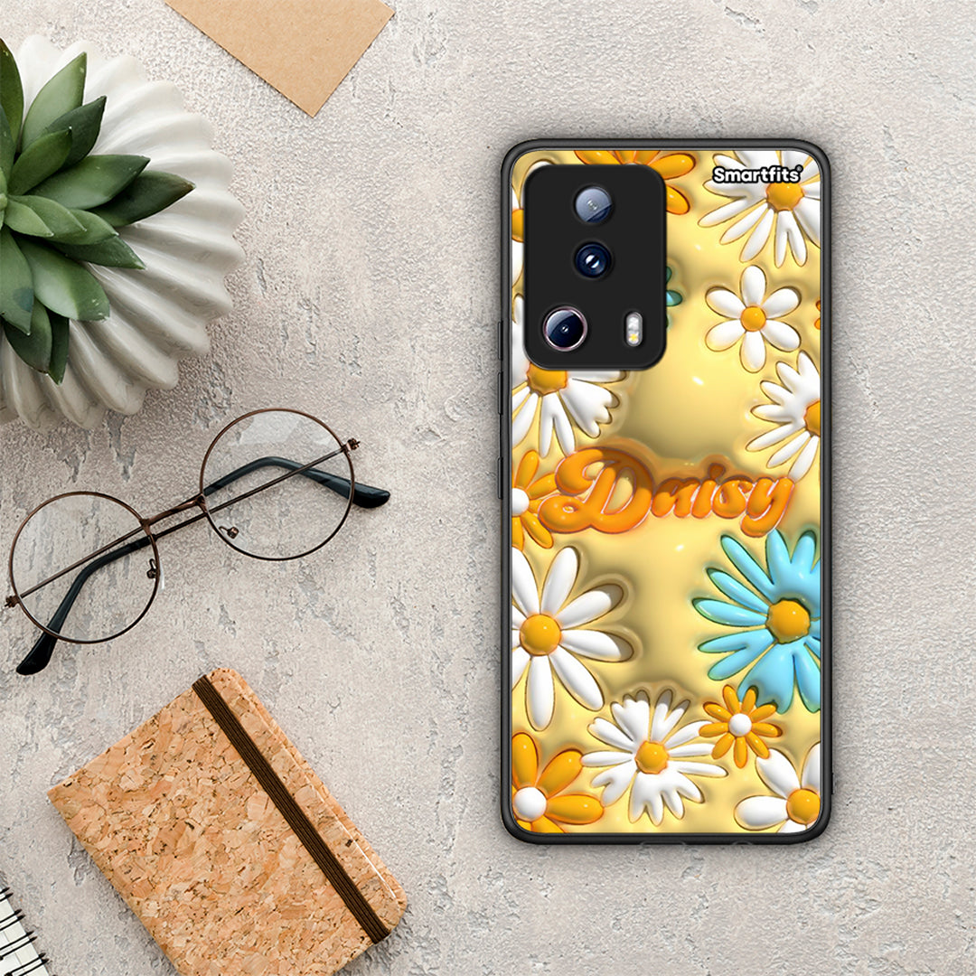 Θήκη Xiaomi 13 Lite 5G Bubble Daisies από τη Smartfits με σχέδιο στο πίσω μέρος και μαύρο περίβλημα | Xiaomi 13 Lite 5G Bubble Daisies Case with Colorful Back and Black Bezels