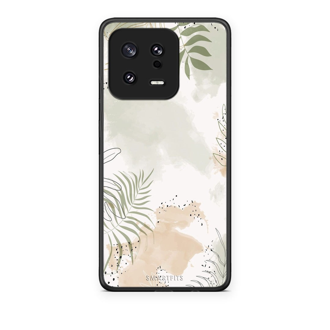 Θήκη Xiaomi 13 Nude Plants από τη Smartfits με σχέδιο στο πίσω μέρος και μαύρο περίβλημα | Xiaomi 13 Nude Plants case with colorful back and black bezels