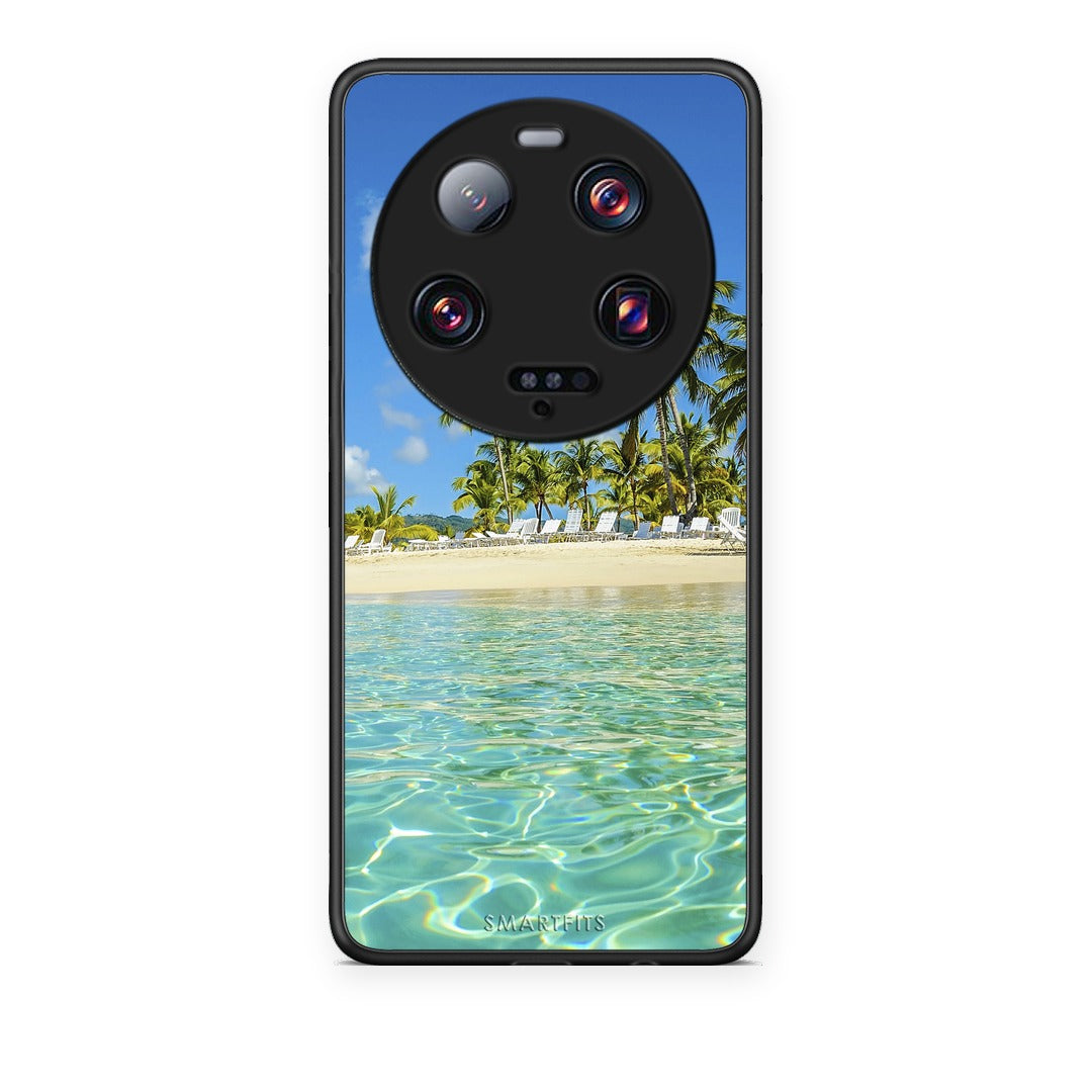 Θήκη Xiaomi 13 Ultra Tropical Vibes από τη Smartfits με σχέδιο στο πίσω μέρος και μαύρο περίβλημα | Xiaomi 13 Ultra Tropical Vibes case with colorful back and black bezels