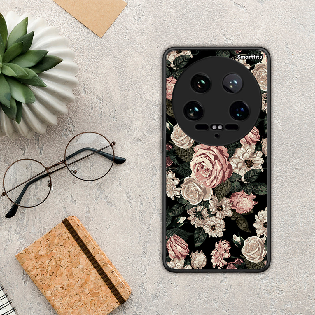 Flower Wild Roses - Xiaomi 14 Ultra θήκη