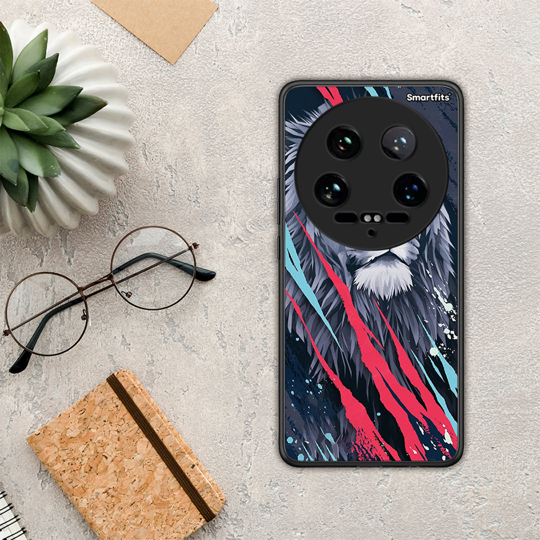 PopArt Lion Designer - Xiaomi 14 Ultra θήκη