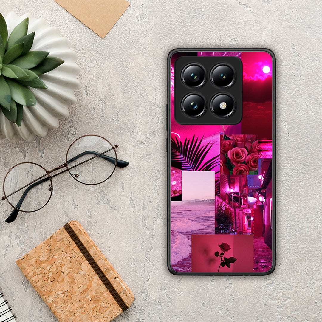 Collage Red Roses - Xiaomi 14T Pro θήκη
