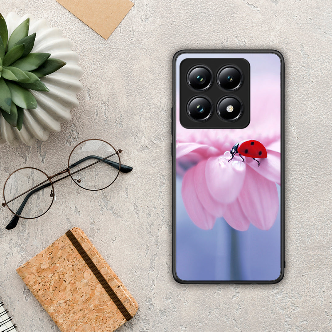 Ladybug Flower - Xiaomi 14T Pro θήκη