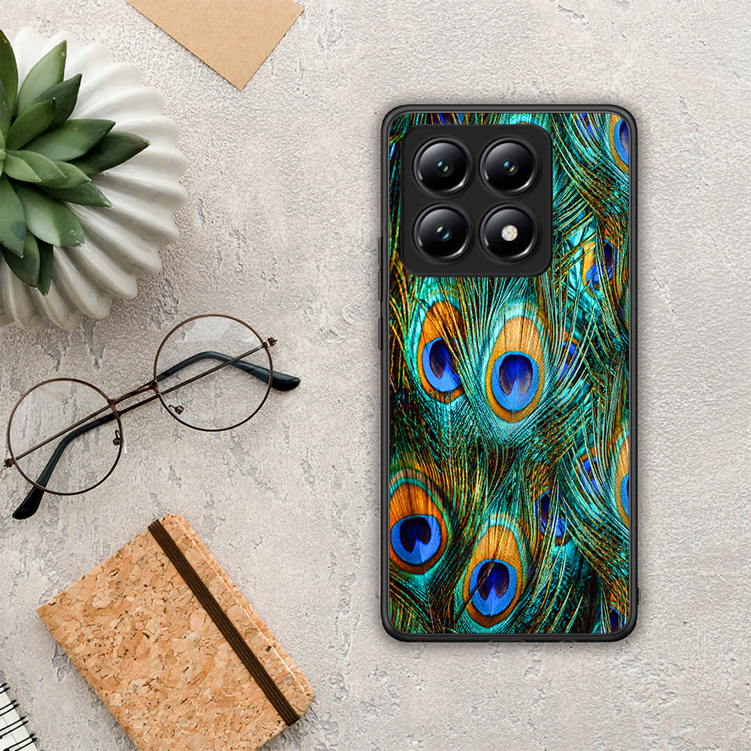 Real Peacock Feathers - Xiaomi 14T θήκη