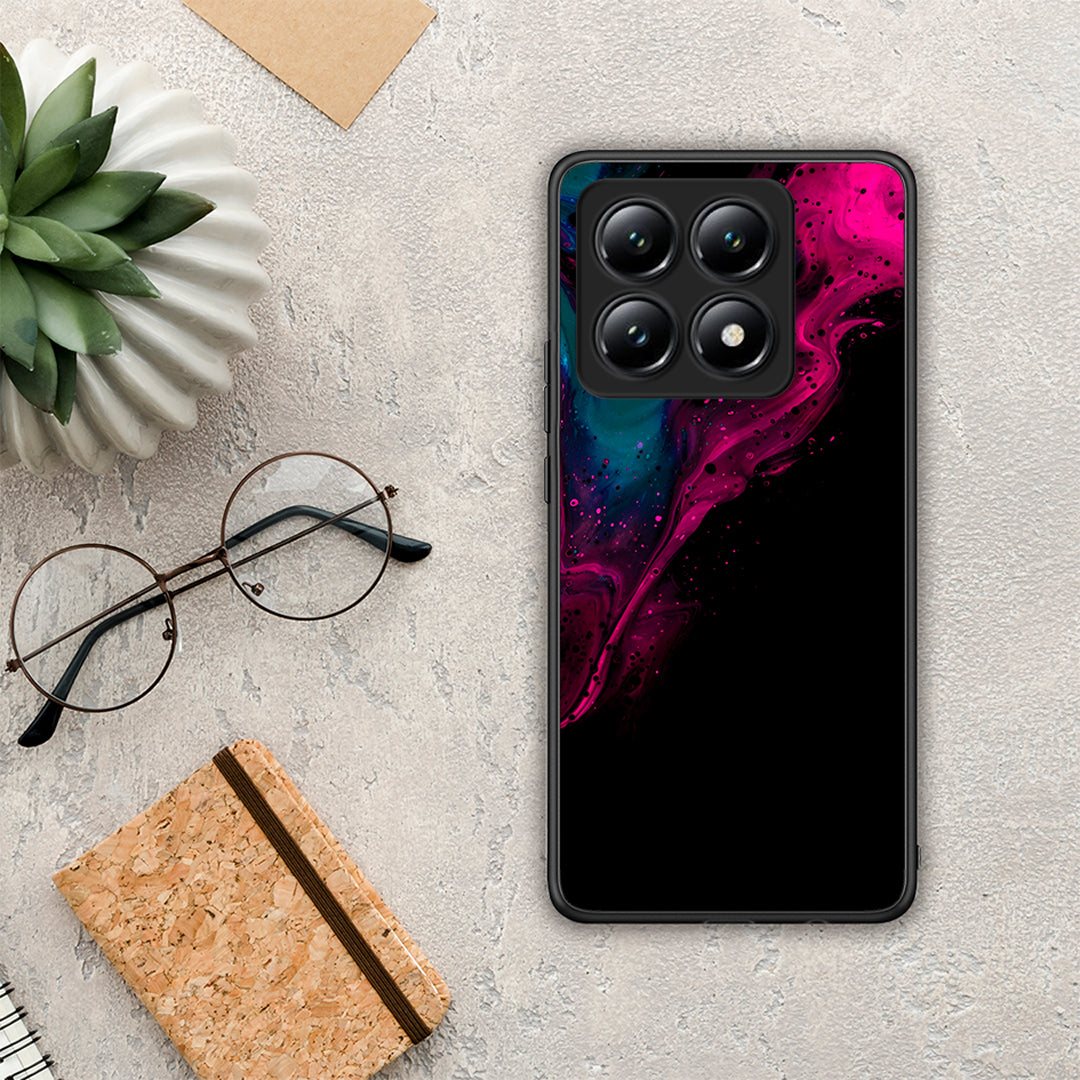 Watercolor Pink Black - Xiaomi 14T θήκη