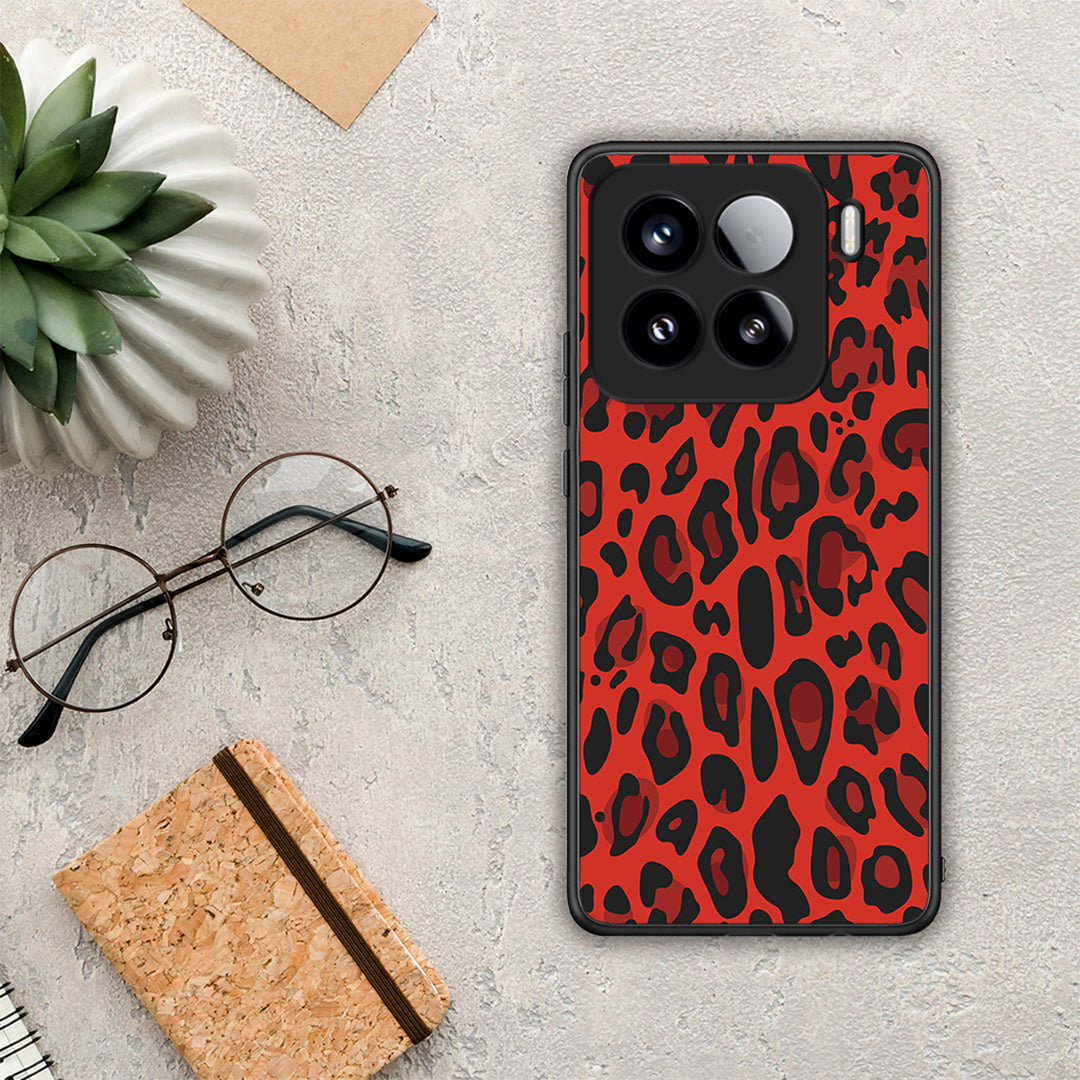 Animal Red Leopard - Xiaomi 15 θήκη