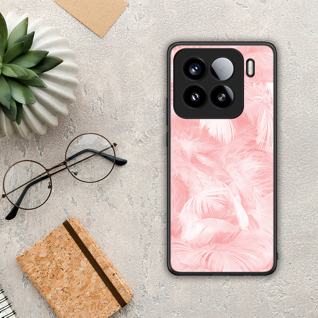 Boho Pink Feather - Xiaomi 15 θήκη