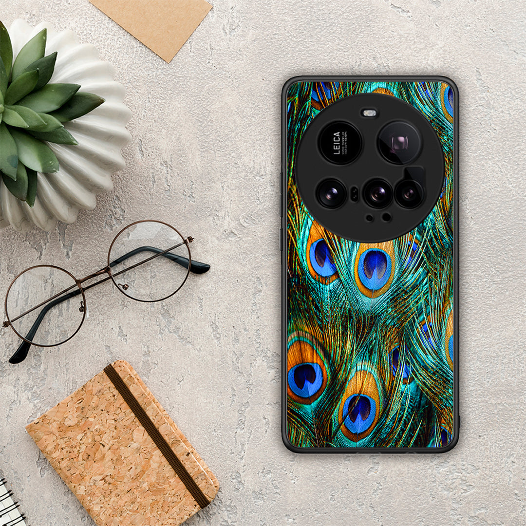 Real Peacock Feathers - Xiaomi 15 Ultra 5G θήκη