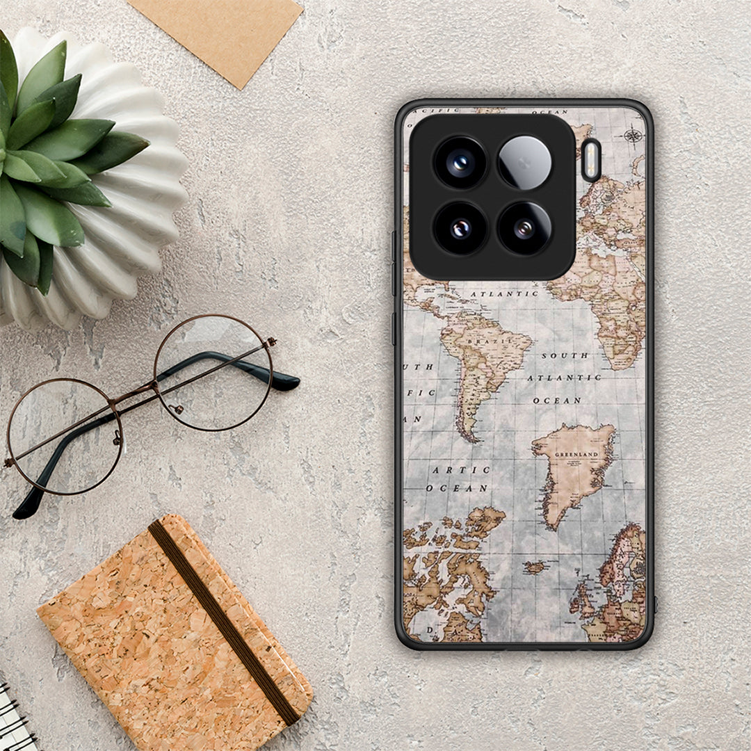 World Map - Xiaomi 15 θήκη