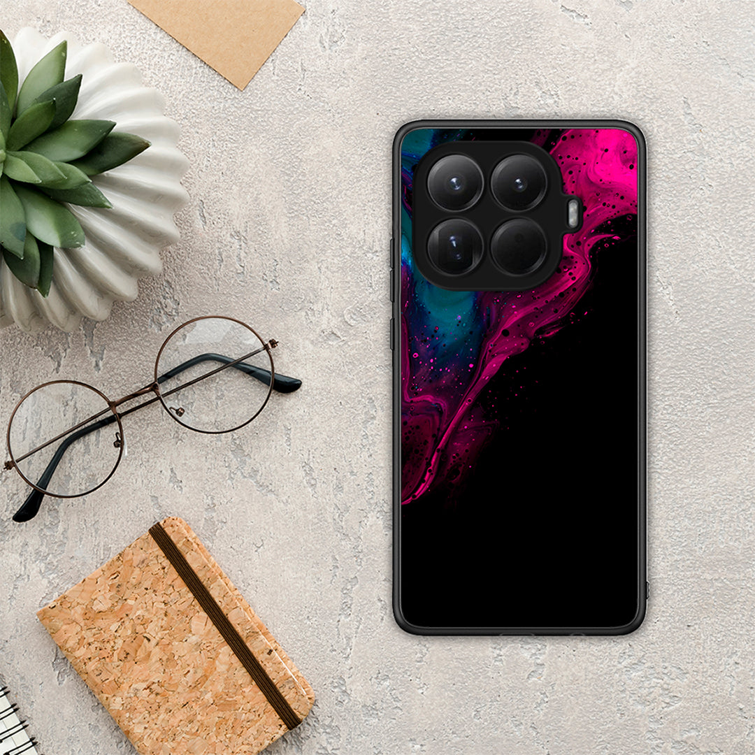 Watercolor Pink Black - Xiaomi 15T Pro θήκη