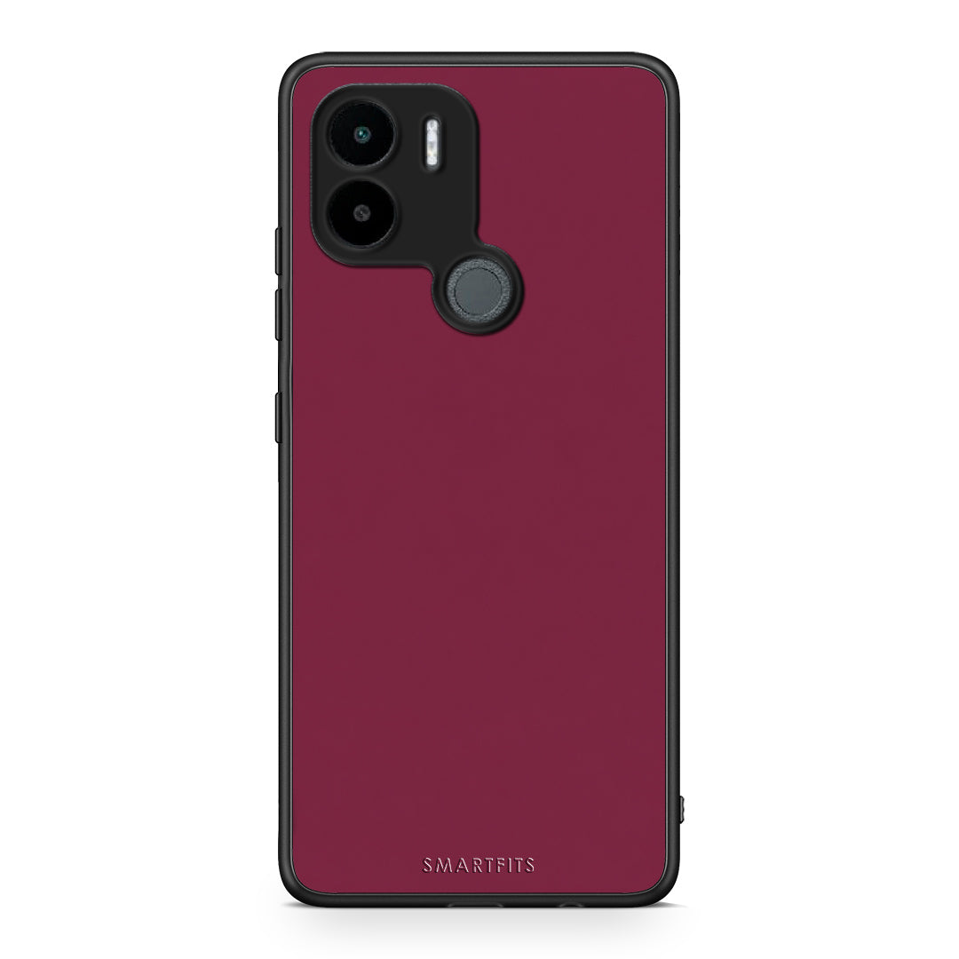 Θήκη Xiaomi Redmi A1+ / A2+ Burgundy από τη Smartfits με σχέδιο στο πίσω μέρος και μαύρο περίβλημα | Xiaomi Redmi A1+ / A2+ Burgundy case with colorful back and black bezels
