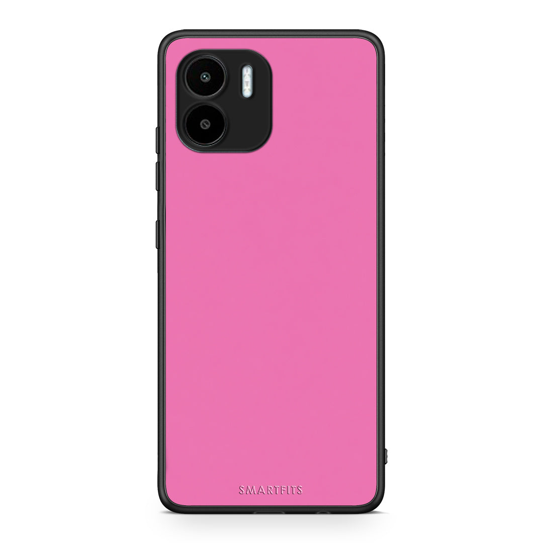Θήκη Xiaomi Redmi A1 / A2 Rose Pink από τη Smartfits με σχέδιο στο πίσω μέρος και μαύρο περίβλημα | Xiaomi Redmi A1 / A2 Rose Pink case with colorful back and black bezels