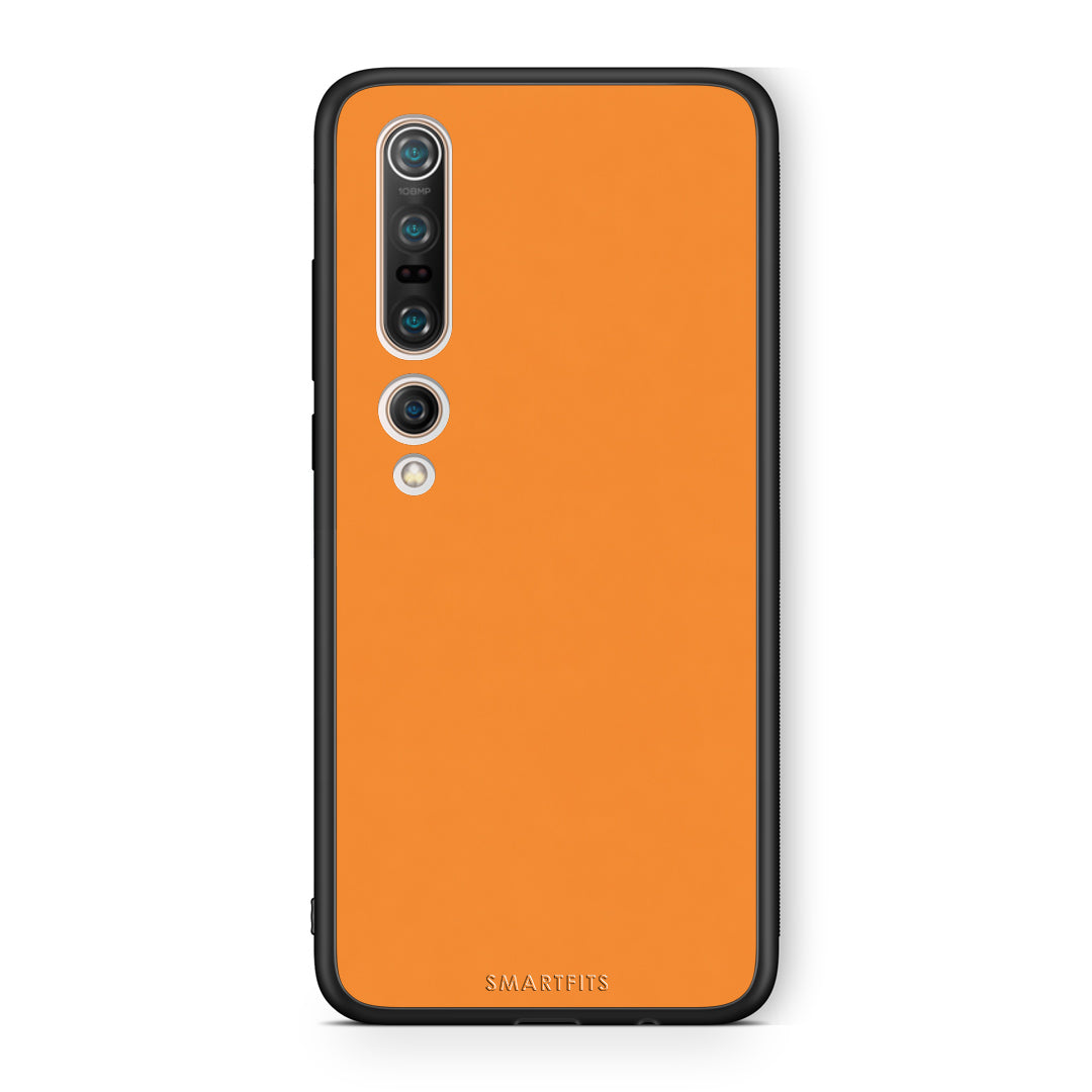 Θήκη Xiaomi Mi 10 Tangerine Orange από τη Smartfits με σχέδιο στο πίσω μέρος και μαύρο περίβλημα | Xiaomi Mi 10 Tangerine Orange case with colorful back and black bezels