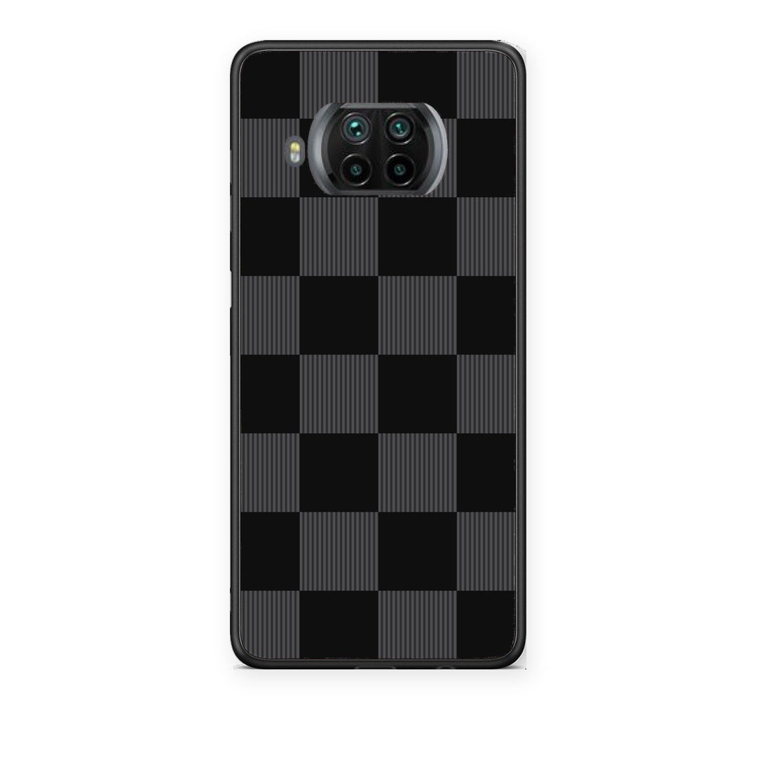 Θήκη Xiaomi Mi 10T Lite Black and Charcoal Striped Checks από τη Smartfits με σχέδιο στο πίσω μέρος και μαύρο περίβλημα | Xiaomi Mi 10T Lite Black and Charcoal Striped Checks case with colorful back and black bezels