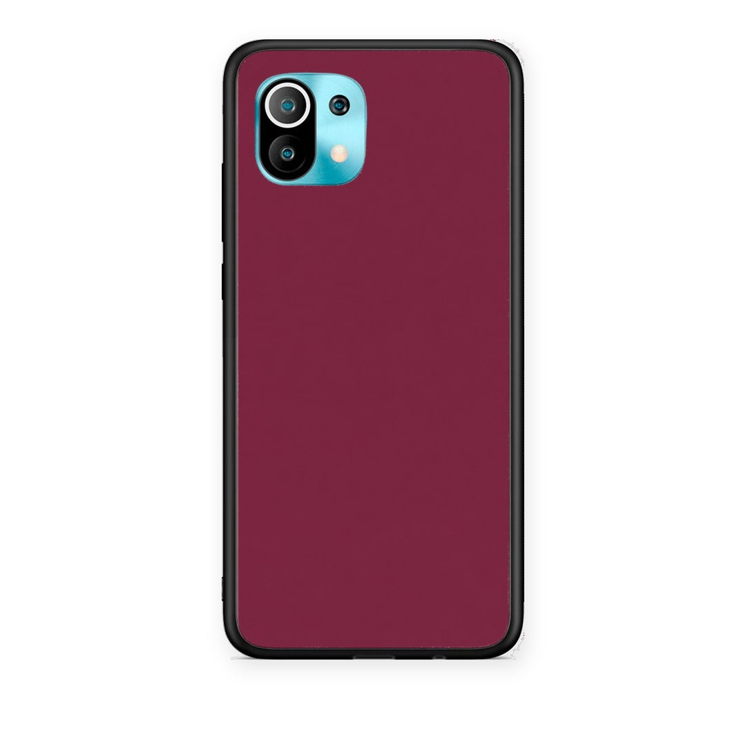 Θήκη Xiaomi Mi 11 / 11 Pro Burgundy από τη Smartfits με σχέδιο στο πίσω μέρος και μαύρο περίβλημα | Xiaomi Mi 11 / 11 Pro Burgundy case with colorful back and black bezels