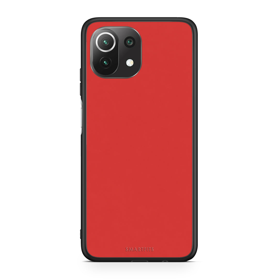 Θήκη Xiaomi 11 Lite 5G NE / Mi 11 Lite Poppy Red από τη Smartfits με σχέδιο στο πίσω μέρος και μαύρο περίβλημα | Xiaomi 11 Lite 5G NE / Mi 11 Lite Poppy Red case with colorful back and black bezels