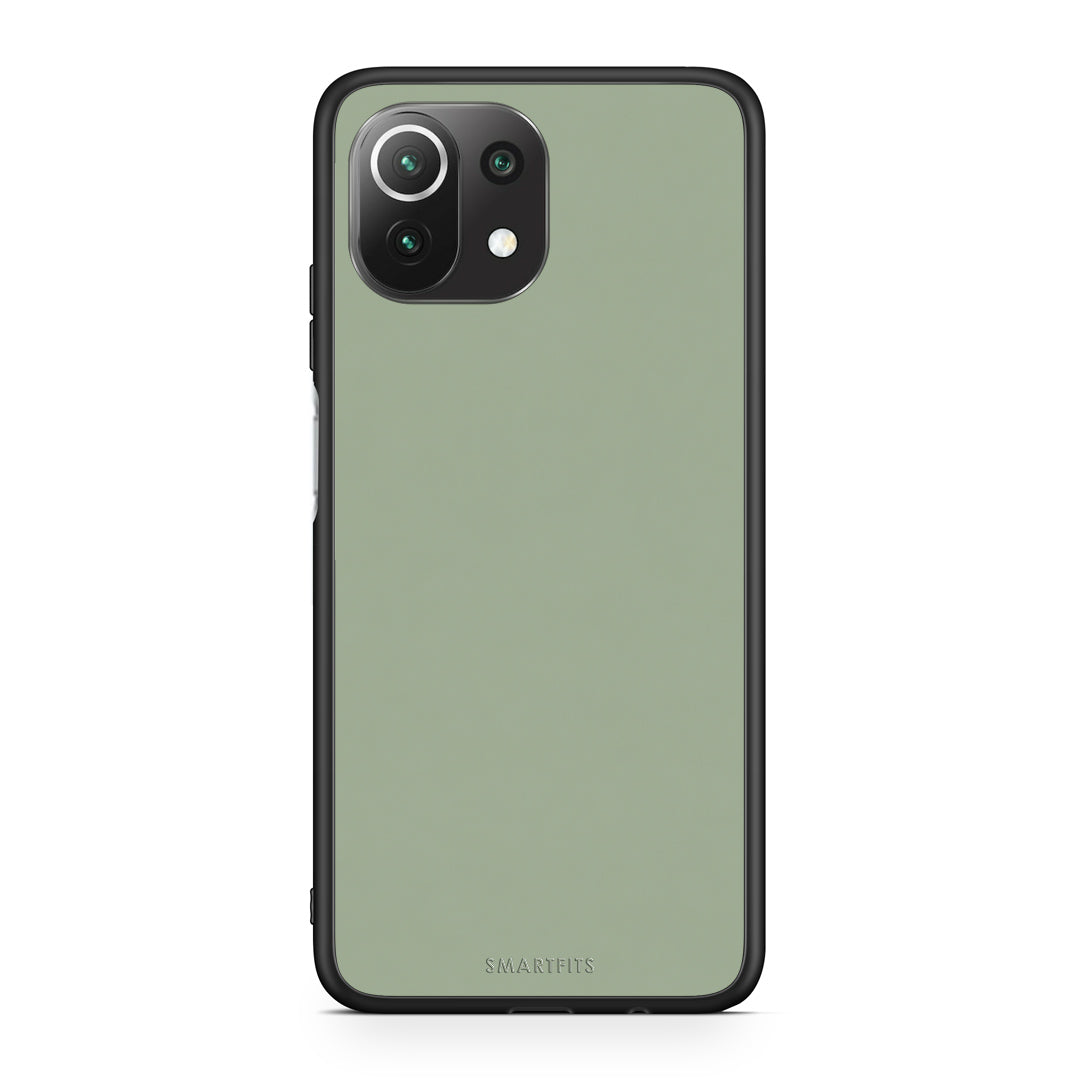 Θήκη Xiaomi 11 Lite 5G NE / Mi 11 Lite Sage Green από τη Smartfits με σχέδιο στο πίσω μέρος και μαύρο περίβλημα | Xiaomi 11 Lite 5G NE / Mi 11 Lite Sage Green case with colorful back and black bezels