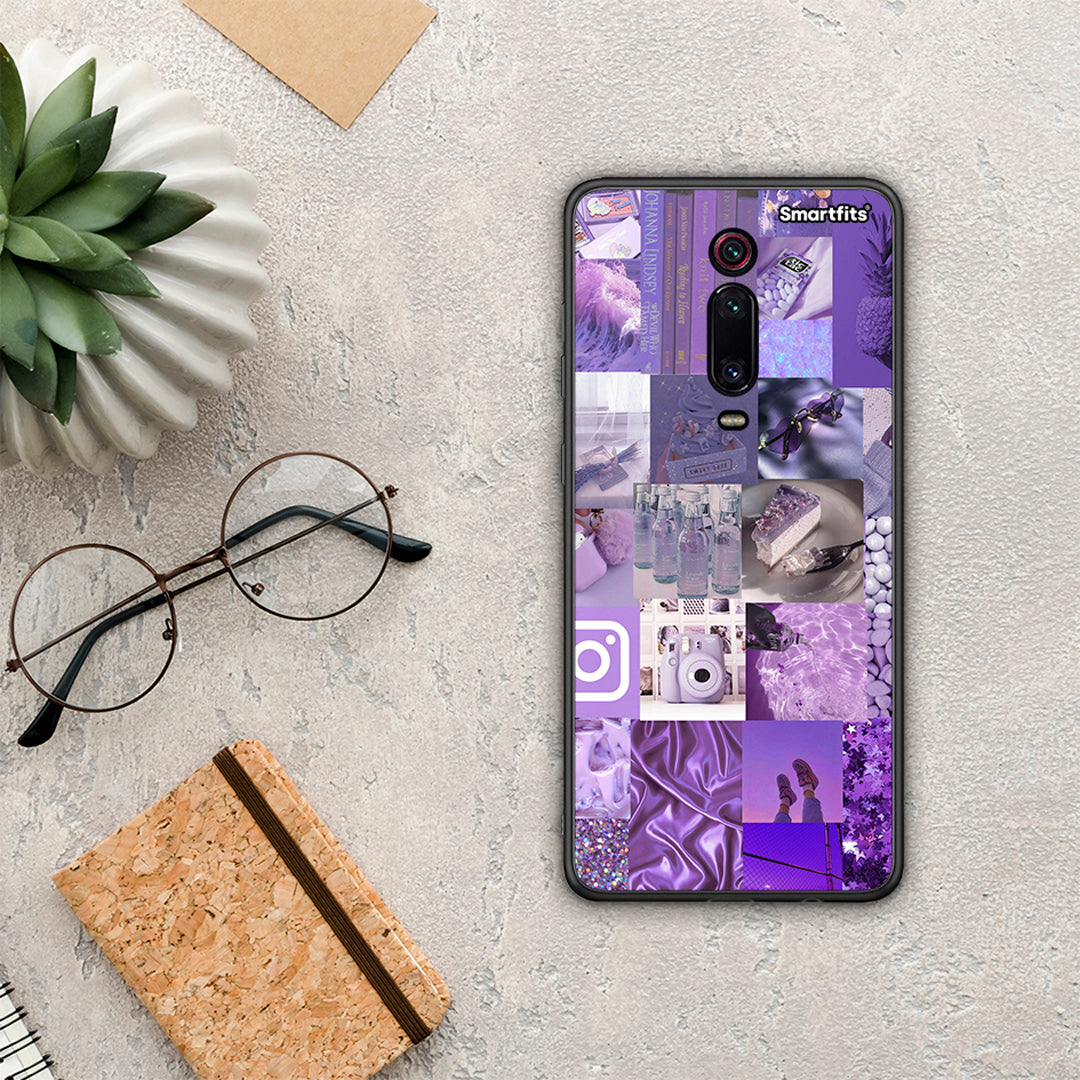 Purple Aesthetic Collage - Xiaomi Mi 9T / 9T Pro θήκη