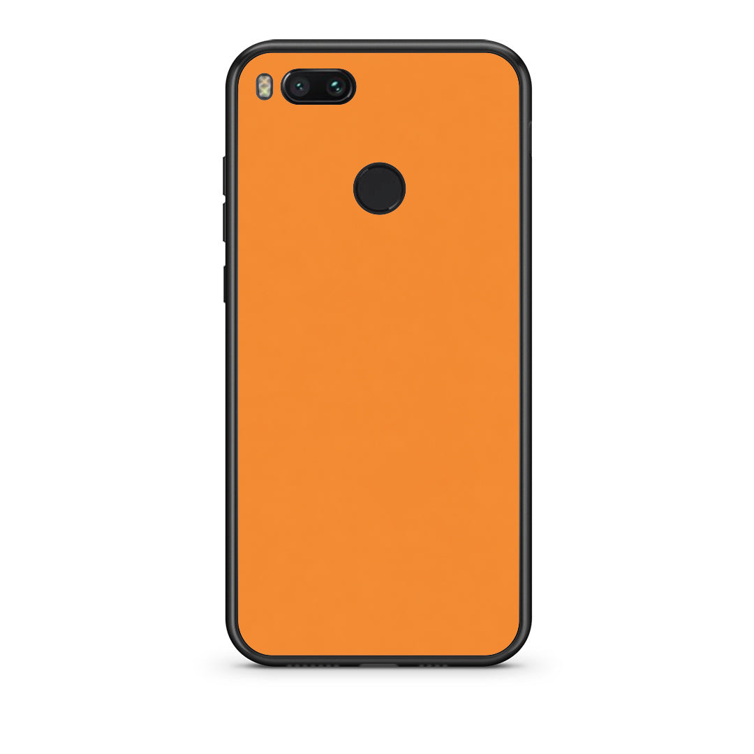 Θήκη Xiaomi Mi A1 Tangerine Orange από τη Smartfits με σχέδιο στο πίσω μέρος και μαύρο περίβλημα | Xiaomi Mi A1 Tangerine Orange case with colorful back and black bezels