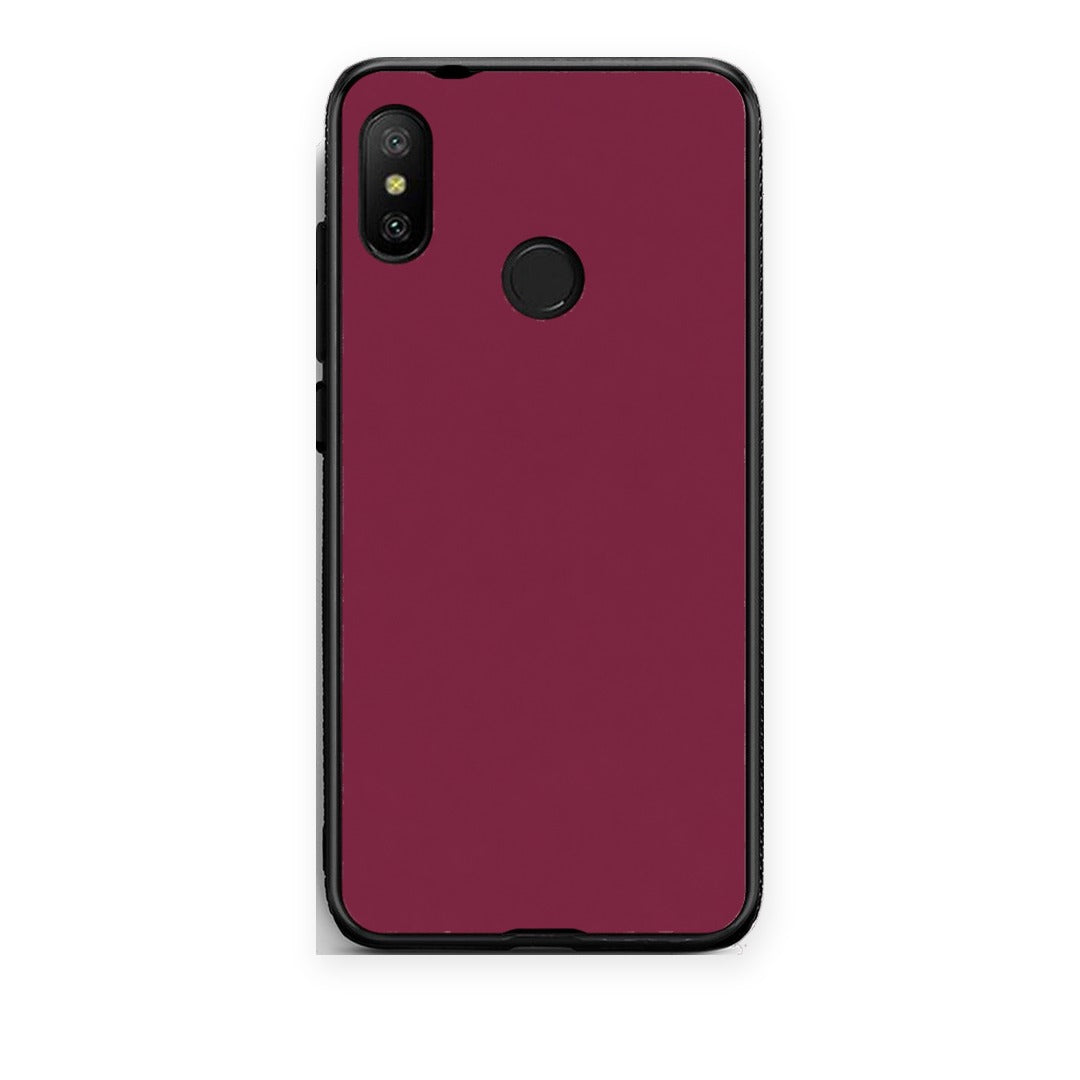 Θήκη Xiaomi Mi A2 Lite Burgundy από τη Smartfits με σχέδιο στο πίσω μέρος και μαύρο περίβλημα | Xiaomi Mi A2 Lite Burgundy case with colorful back and black bezels