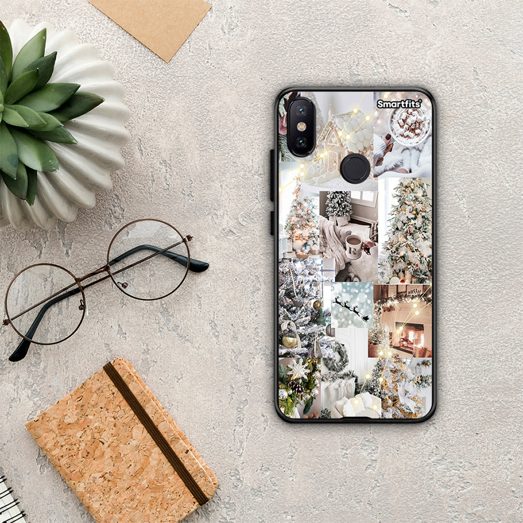 White Christmas - Xiaomi Mi A2 θήκη