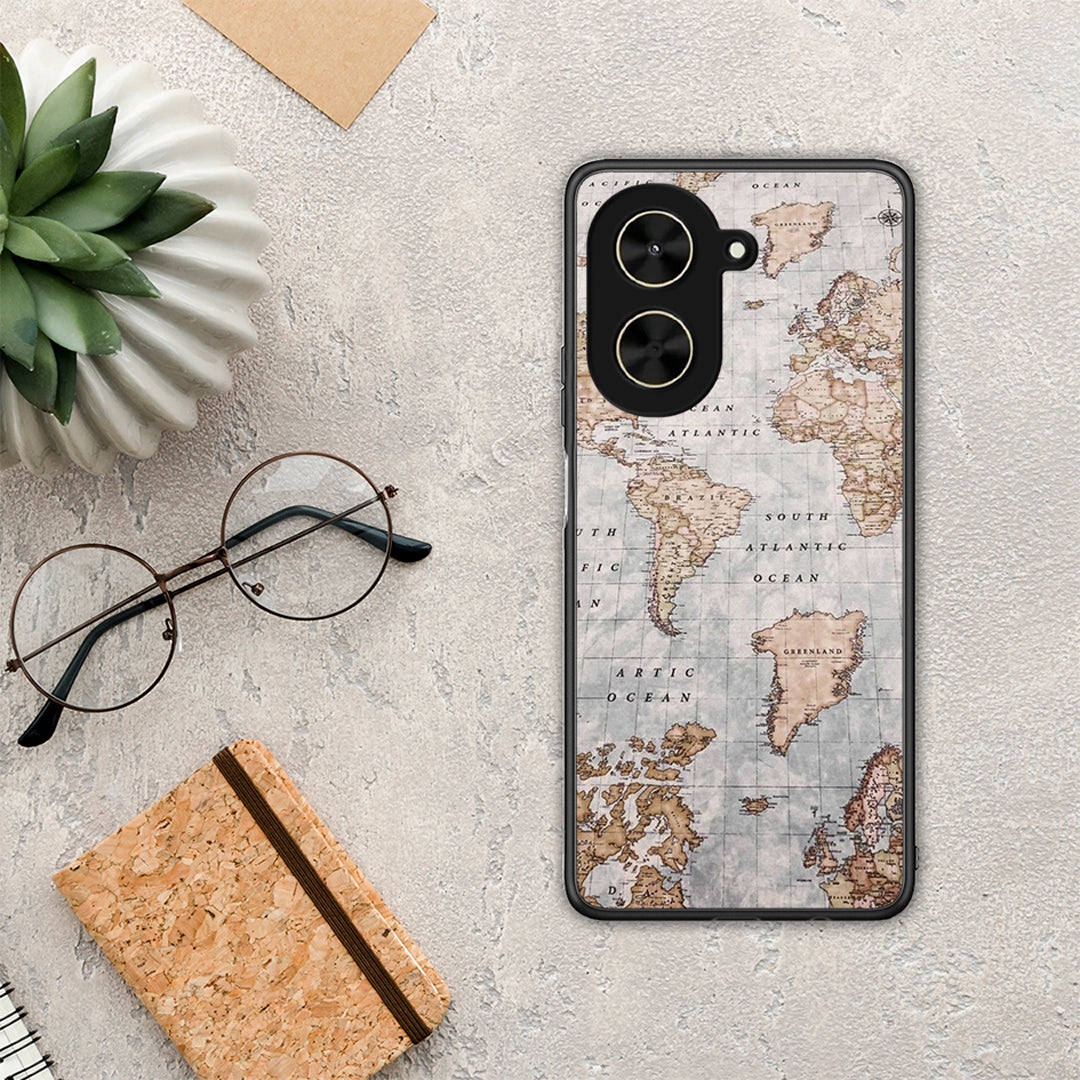 World Map - Xiaomi Poco C71 θήκη