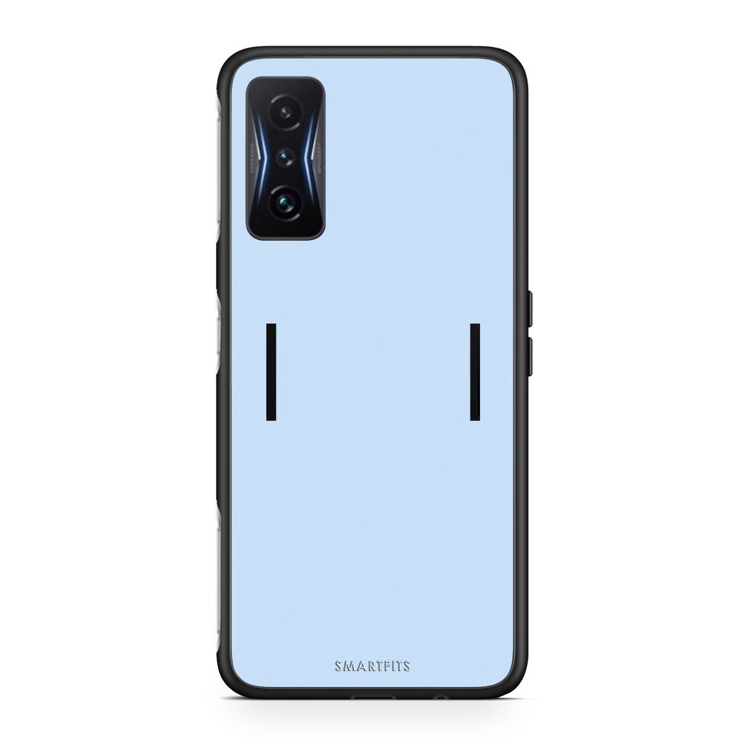 Θήκη Xiaomi Poco F4 GT Powder Blue από τη Smartfits με σχέδιο στο πίσω μέρος και μαύρο περίβλημα | Xiaomi Poco F4 GT Powder Blue case with colorful back and black bezels
