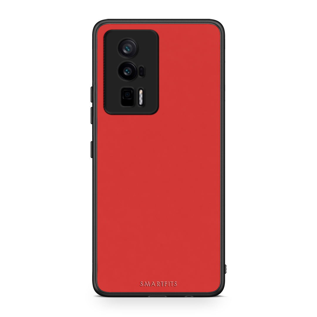 Θήκη Xiaomi Poco F5 Pro / Redmi K60 Pro Poppy Red από τη Smartfits με σχέδιο στο πίσω μέρος και μαύρο περίβλημα | Xiaomi Poco F5 Pro / Redmi K60 Pro Poppy Red case with colorful back and black bezels