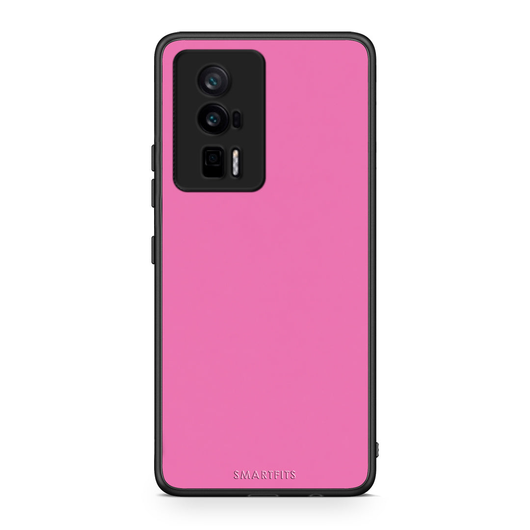 Θήκη Xiaomi Poco F5 Pro / Redmi K60 Pro Rose Pink από τη Smartfits με σχέδιο στο πίσω μέρος και μαύρο περίβλημα | Xiaomi Poco F5 Pro / Redmi K60 Pro Rose Pink case with colorful back and black bezels