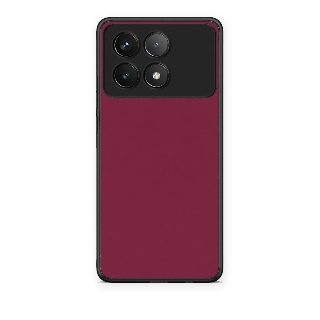 Θήκη Xiaomi Poco F6 Pro 5G Burgundy από τη Smartfits με σχέδιο στο πίσω μέρος και μαύρο περίβλημα | Xiaomi Poco F6 Pro 5G Burgundy case with colorful back and black bezels