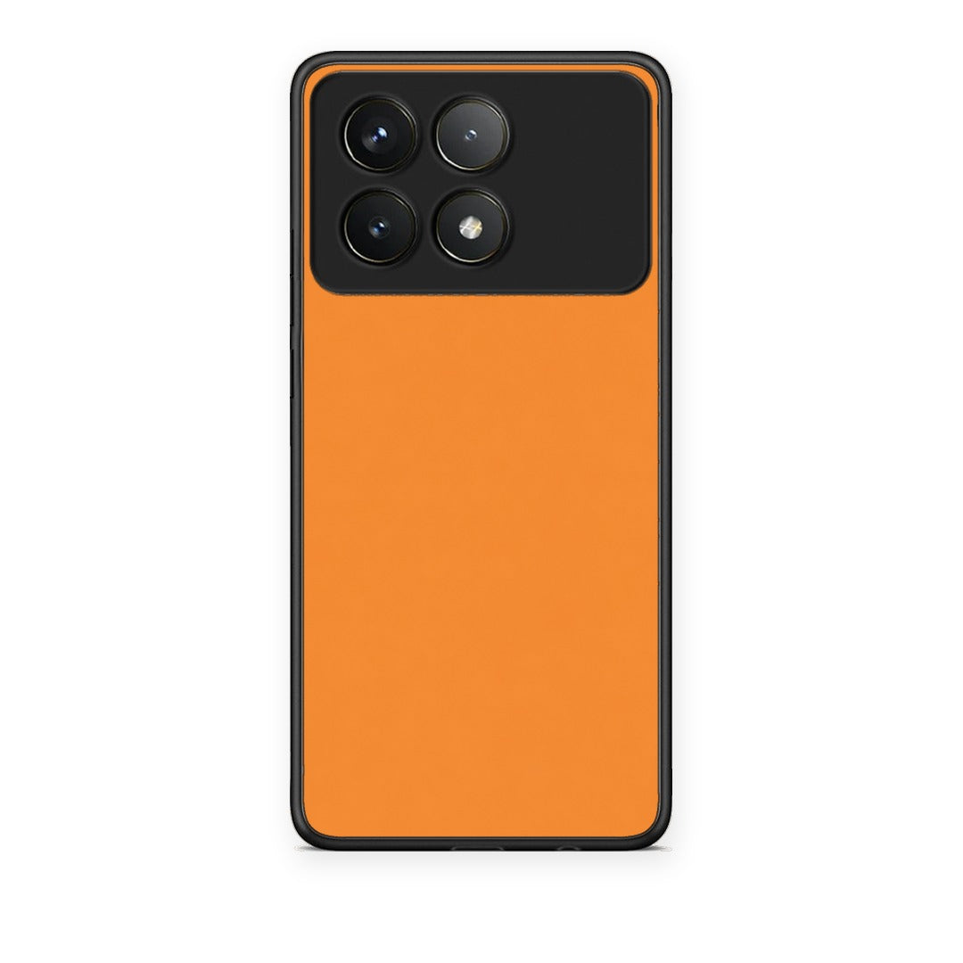 Θήκη Xiaomi Poco F6 Pro 5G Tangerine Orange από τη Smartfits με σχέδιο στο πίσω μέρος και μαύρο περίβλημα | Xiaomi Poco F6 Pro 5G Tangerine Orange case with colorful back and black bezels