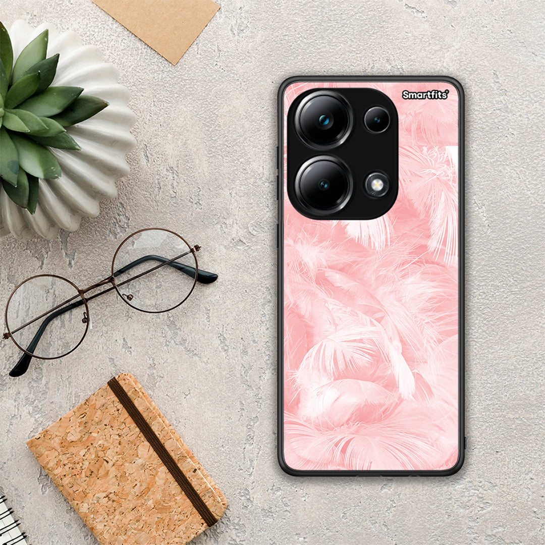 Boho Pink Feather - Xiaomi Redmi Note 13 Pro 4G θήκη