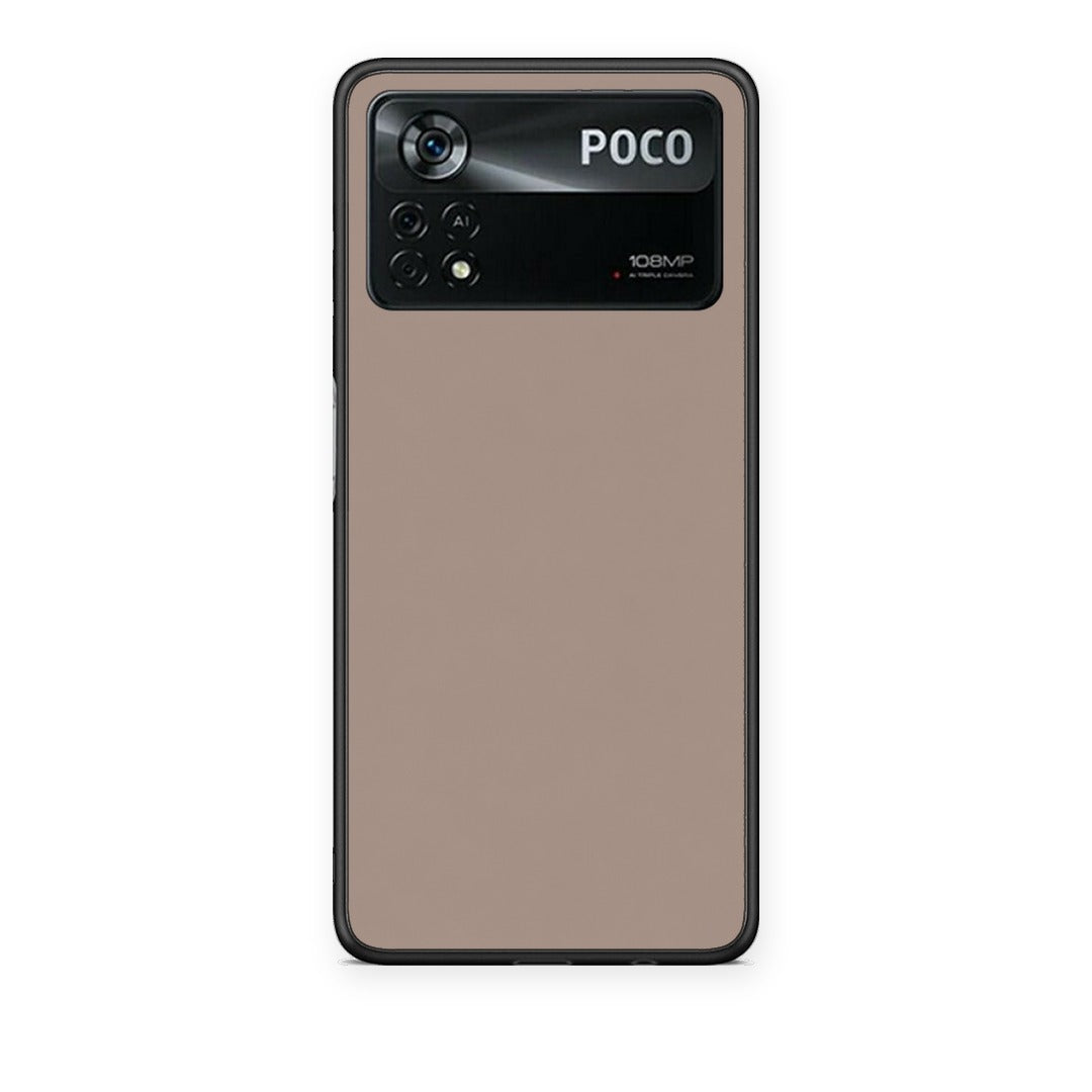Θήκη Xiaomi Poco X4 Pro 5G Warm Taupe από τη Smartfits με σχέδιο στο πίσω μέρος και μαύρο περίβλημα | Xiaomi Poco X4 Pro 5G Warm Taupe case with colorful back and black bezels