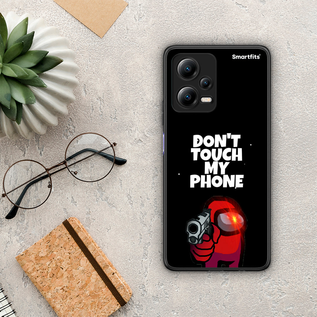 Θήκη Xiaomi Redmi Note 12 5G My Phone από τη Smartfits με σχέδιο στο πίσω μέρος και μαύρο περίβλημα | Xiaomi Redmi Note 12 5G My Phone Case with Colorful Back and Black Bezels